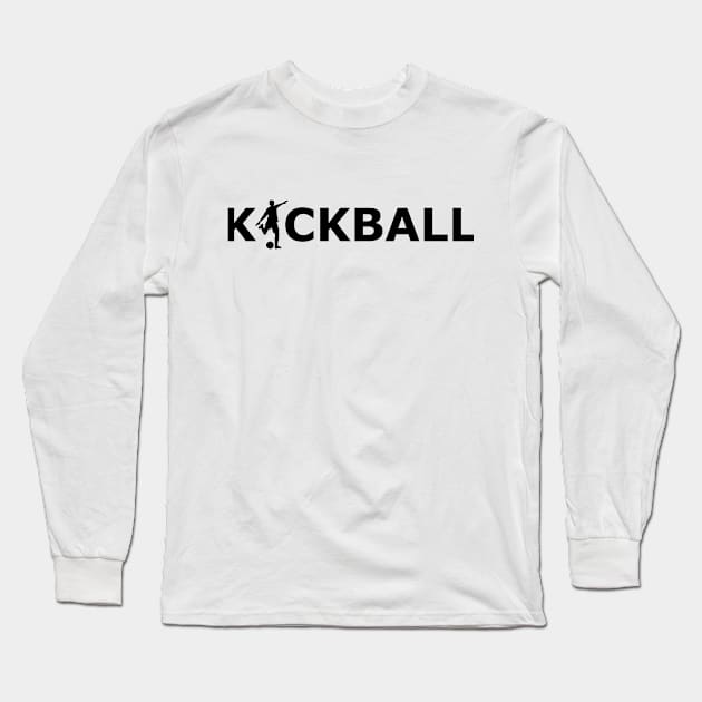 Kickball - Kickball Player Long Sleeve T-Shirt by KC Happy Shop